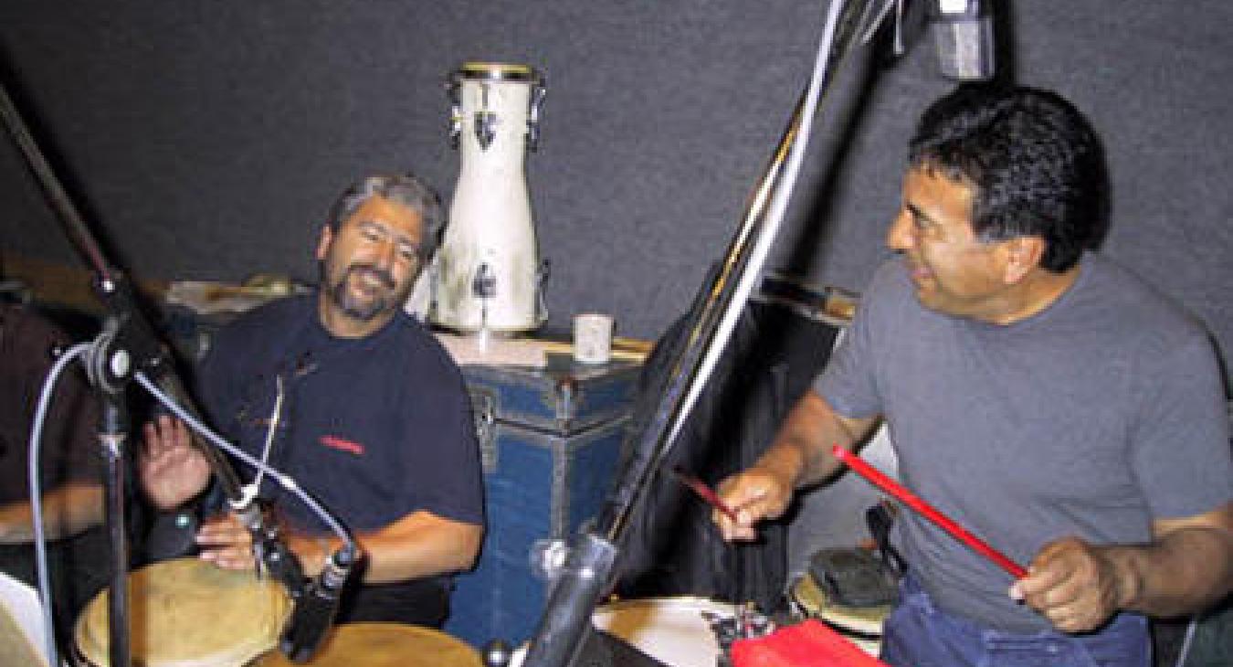 Luis Conte and Alex Acuna